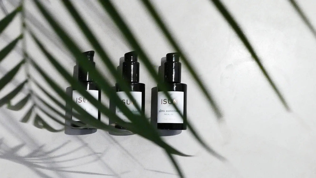 ISUN Facial Oils Sapphire, Sunstone and Ruby