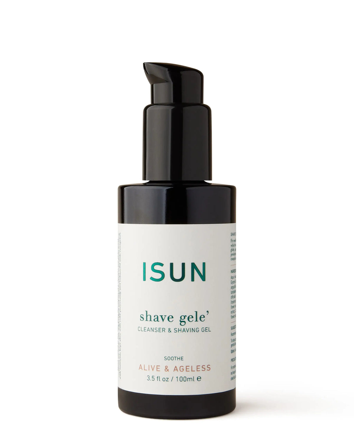Shave Gelé Nettoyant et gel à raser - ISUN Skincare France